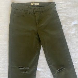 Dark Green Jeans